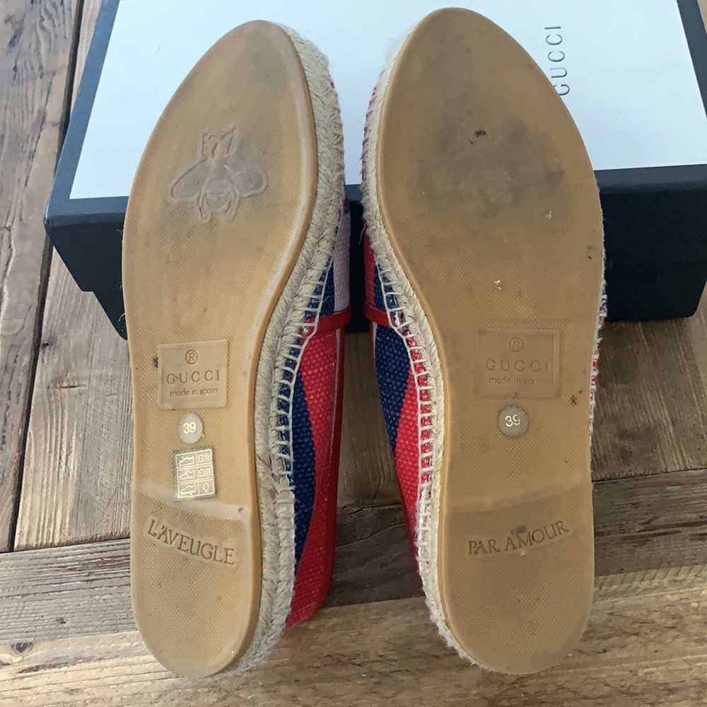 Authentic Gucci Espadrilles With Box Size 39 - image 8